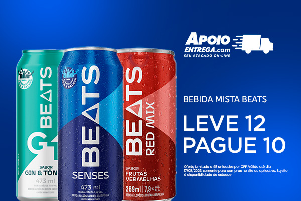 Bebida Mista Beats Leve 12 Pague 10 até 17/08